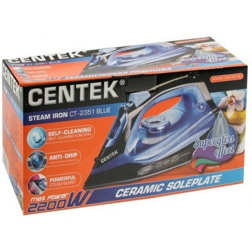Утюг CENTEK CT-2351 (синий) 8