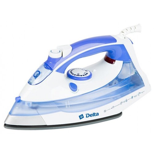 Утюг Delta DL-711 (белый/голубой) 