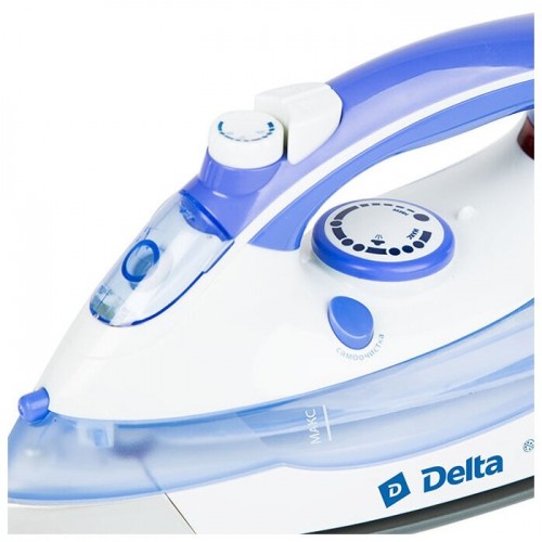 Утюг Delta DL-711 (белый/голубой) 2
