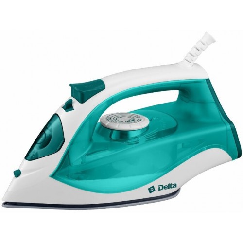 Утюг Delta DL-756 (белый/зеленый) 