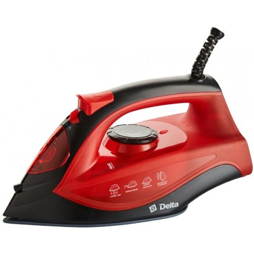 Утюг Delta DL-756 (черный/красный) 