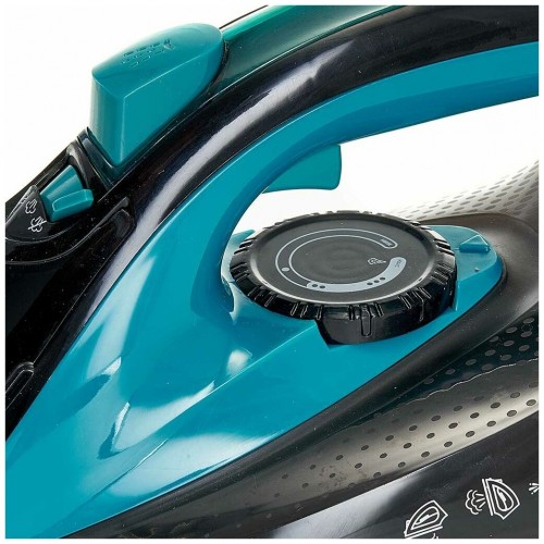 Утюг Delta Lux DE-3000 (черный/бирюзовый) 2