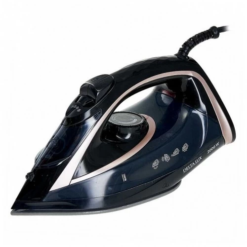 Утюг Delta Lux DE-3001 (черный/бронзовый) 