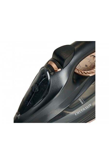 Утюг Delta Lux DE-3008 (черный/золотистый) 3