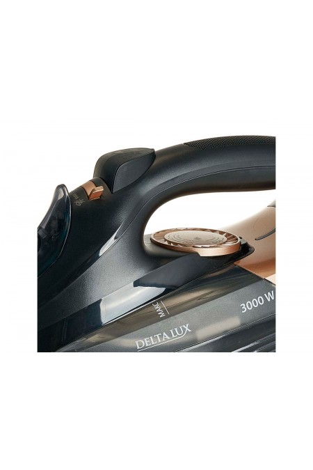 Утюг Delta Lux DE-3008 (черный/золотистый) 4