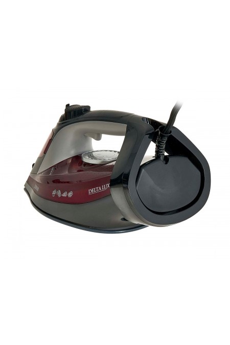 Утюг Delta Lux DE-3009 (бордовый/черный) 3