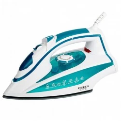 Утюг DELTA LUX DL-352 (бирюзовый/белый)