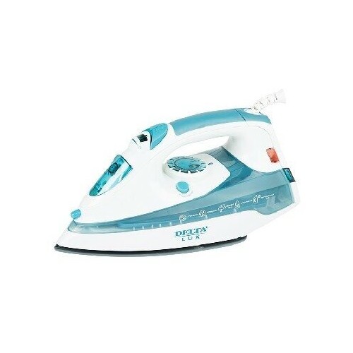 Утюг Delta LUX DL-710 (белый/голубой) 