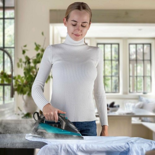 Утюг Endever Delta-227 (черный/лазурно-синий) 1