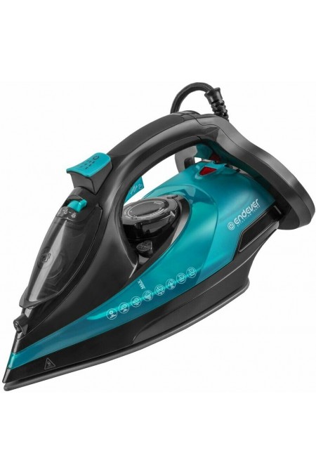 Утюг Endever Delta-227 (черный/лазурно-синий) 