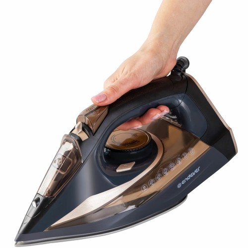 Утюг Endever DELTA-233 (черный/золотой) 2