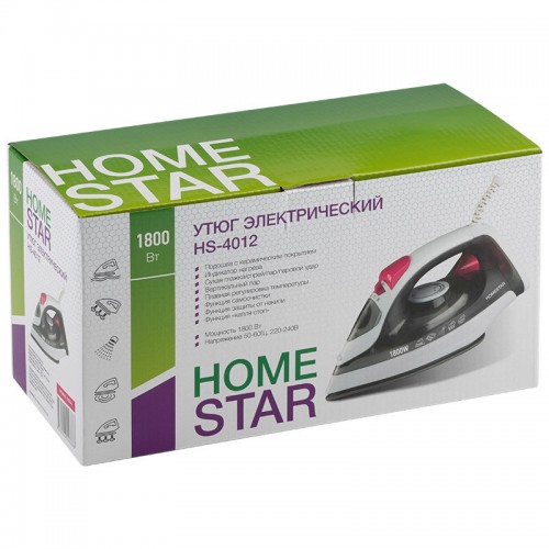 Утюг Homestar HS-4012 (серый/белый) 3