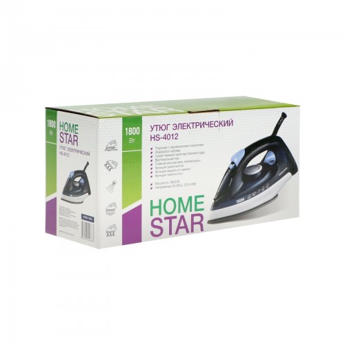 Утюг Homestar HS-4012 (синий/белый) 4