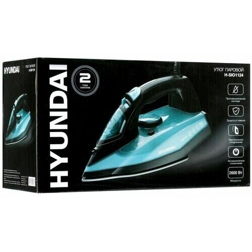 Утюг Hyundai H-SI01124 (черный/зеленый) 6