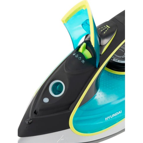 Утюг Hyundai H-SI01450 (голубой/желтый) 1