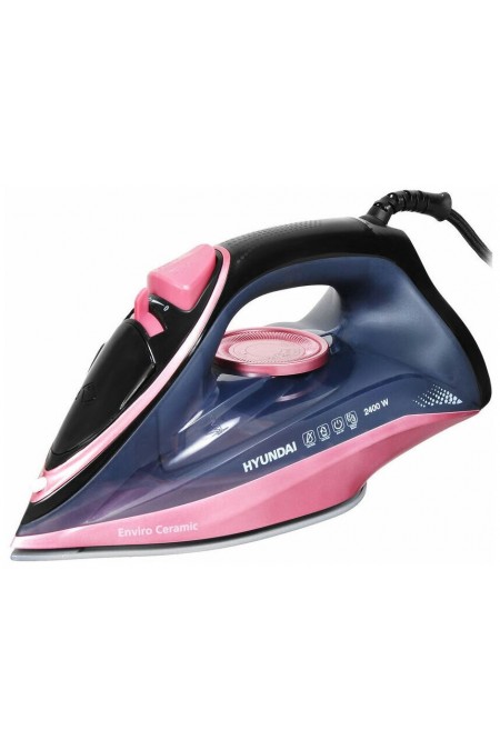 Утюг Hyundai H-SI01623 (черный/розовый) 