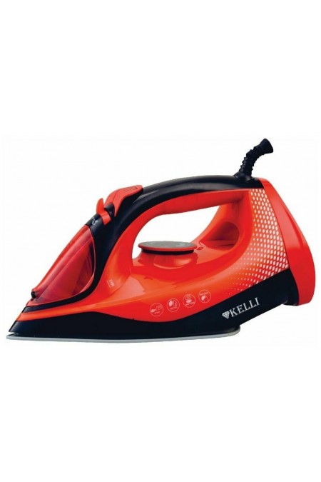 Утюг Kelli KL-1648К (красный/черный) 
