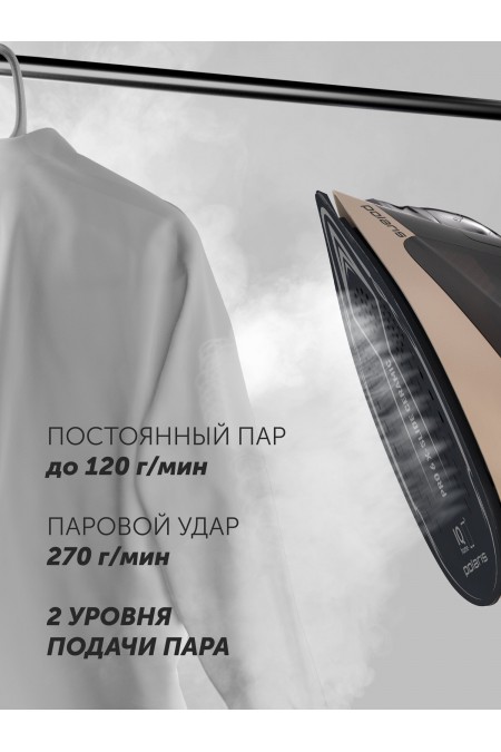 Утюг Polaris PIR-3225AK Wi-Fi IQ Home (черный/золотистый) 5