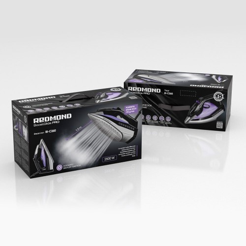 Утюг Redmond RI-C260 (черный/фиолетовый) 6