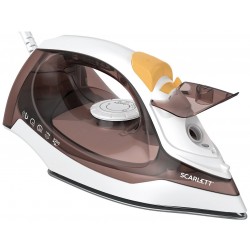 Утюг Scarlett SC-SI30K47 (белый/коричневый)