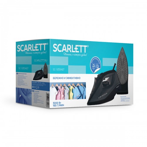 Утюг SCARLETT SC-SI30K66 (белый/серый) 2