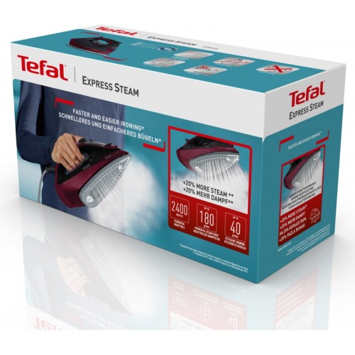 Утюг Tefal Express Steam FV2846E0 (бордовый/черный) 3