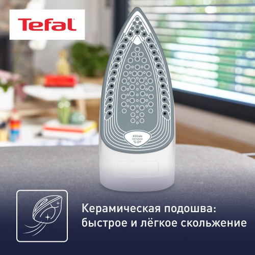 Утюг Tefal FV2837E0 (синий/белый) 4
