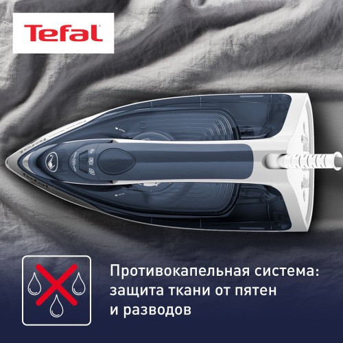 Утюг Tefal FV2837E0 (синий/белый) 5