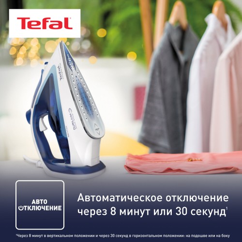 Утюг TEFAL FV5715E0 (белый/синий) 3