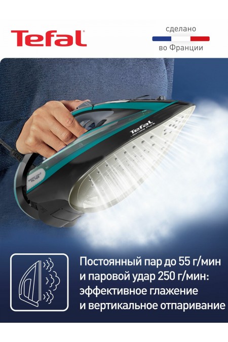 Утюг Tefal FV9837E0 (бирюзовый/черный) 2