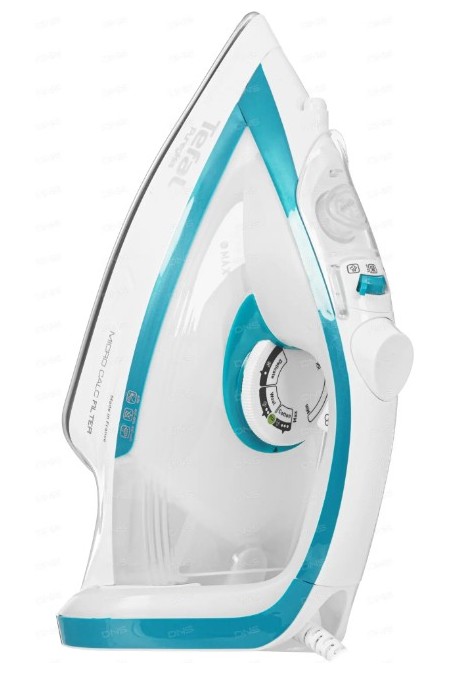 Утюг Tefal Puregliss FV8044E0 (белый/голубой) 
