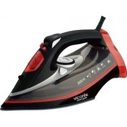 Утюг Viconte VC-4320 (черный/красный)