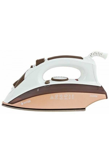 Утюг Vitek VT-1201 (белый/коричневый) 1