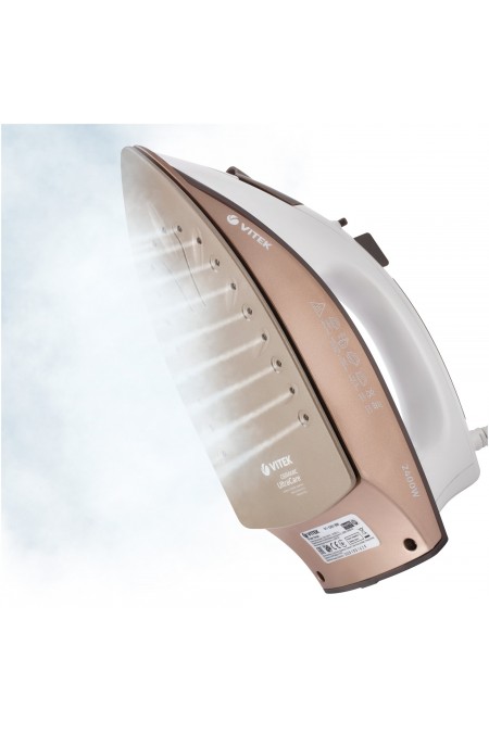 Утюг Vitek VT-1201 (белый/коричневый) 6