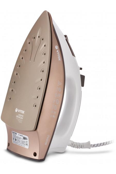 Утюг Vitek VT-1209 BN (белый/коричневый) 2