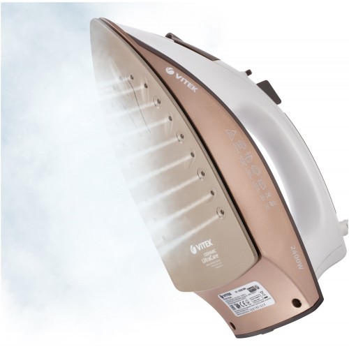 Утюг Vitek VT-1209 BN (белый/коричневый) 3