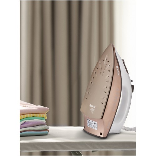 Утюг Vitek VT-1209 BN (белый/коричневый) 4