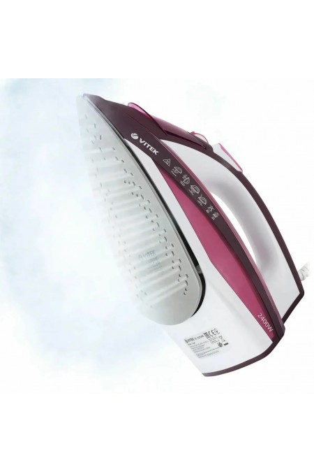 Утюг Vitek VT-1215 (розовый/черный) 3