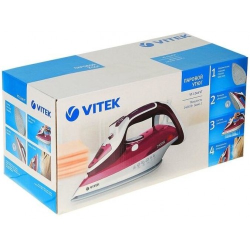 Утюг Vitek VT-1246 VT (фиолетовый/белый) 6