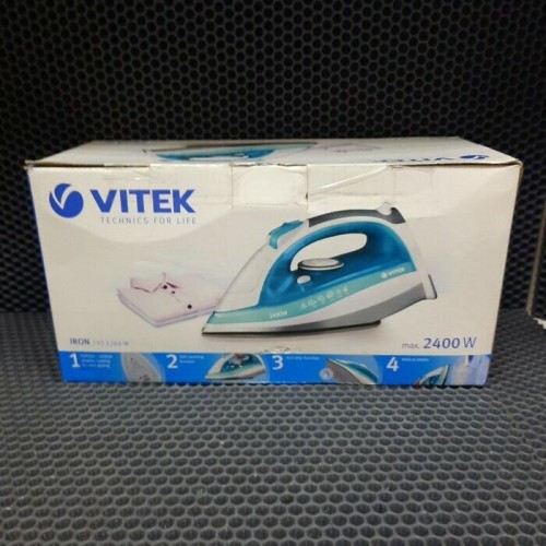 Утюг Vitek VT-1264 W (белый/голубой) 7