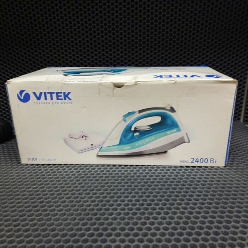 Утюг Vitek VT-1264 W (белый/голубой) 9