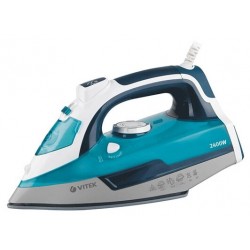 Утюг Vitek VT-1266 B (белый/голубой)