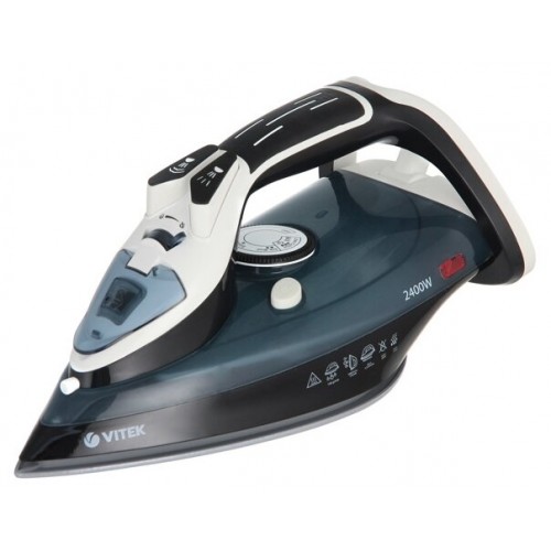 Утюг VITEK VT-8304 BK (черный/белый/синий) 3