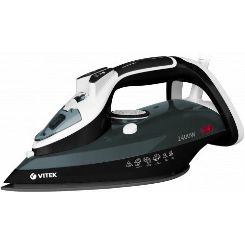 Утюг VITEK VT-8304 BK (черный/белый/синий) 7