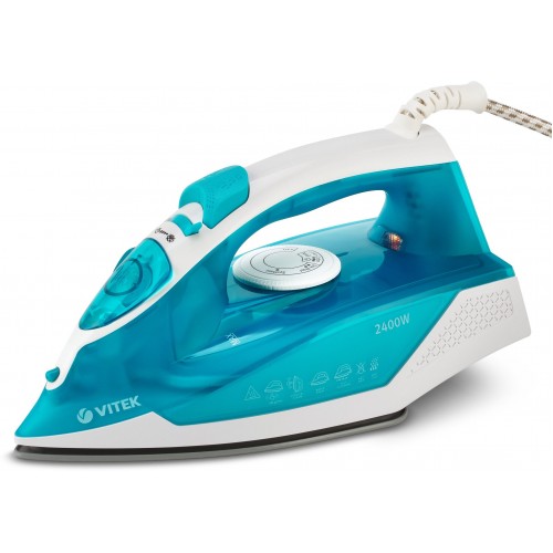 Утюг Vitek VT-8307 (белый/голубой) 