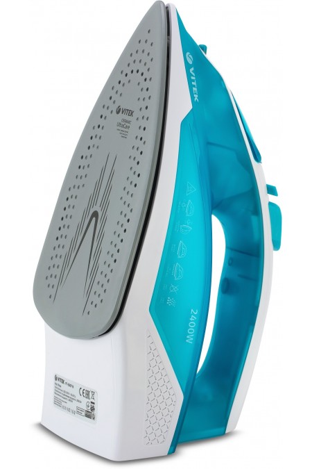 Утюг Vitek VT-8307 (белый/голубой) 1
