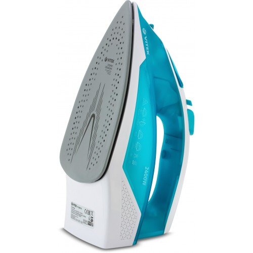 Утюг Vitek VT-8307 (белый/голубой) 1