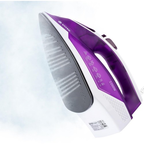 Утюг Vitek VT-8308 VT (белый/фиолетовый) 7