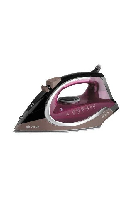 Утюг Vitek VT-8309 BK (бордовый/коричневый) 