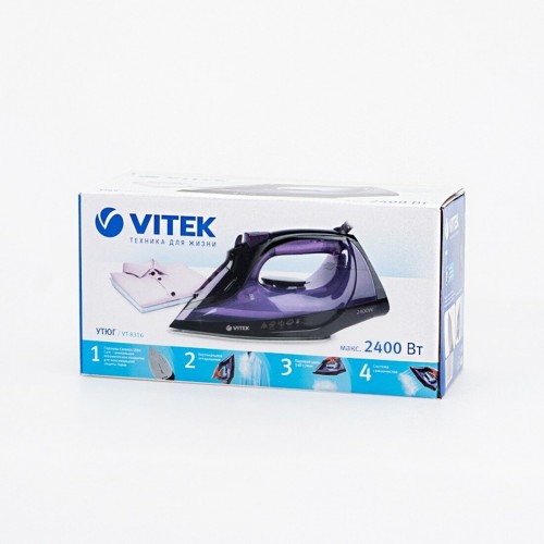 Утюг Vitek VT-8316 (фиолетовый/черный) 7